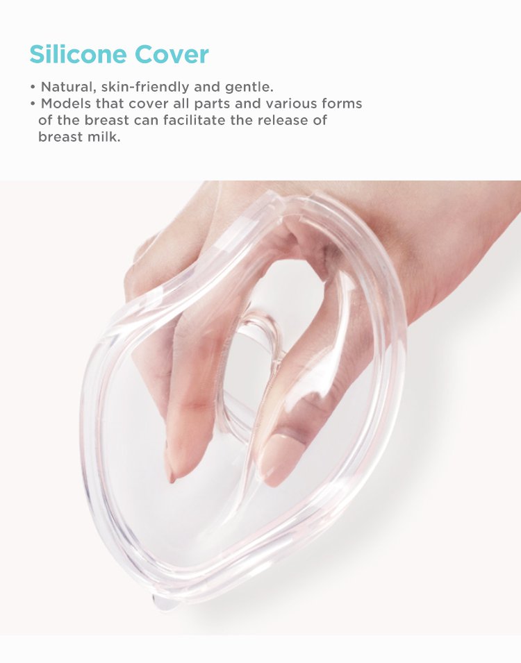 MOOIMOM Hands-Free Electric Breast Pump M2 description image