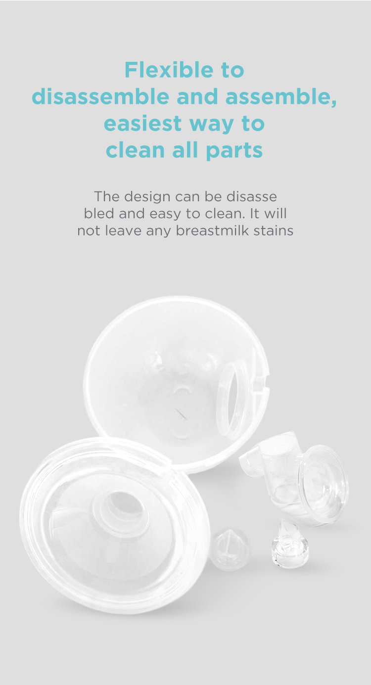 MOOIMOM Hands-Free Electric Breast Pump M2 description image