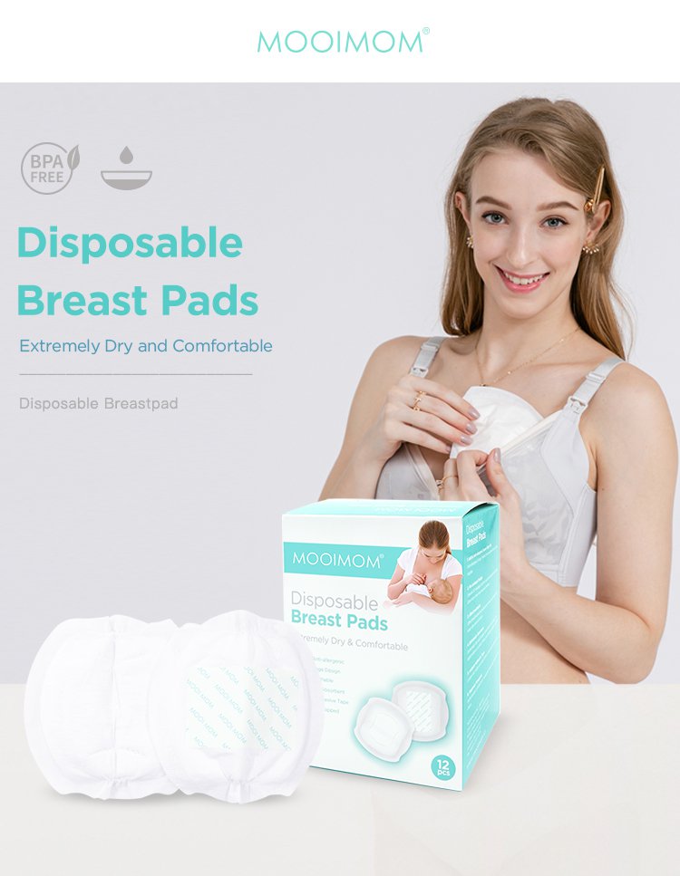 MOOIMOM Disposable Breast Pads (12pcs) description image