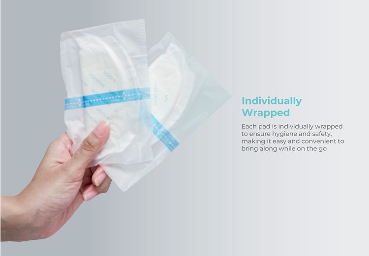 MOOIMOM Disposable Breast Pads (30pcs) description image
