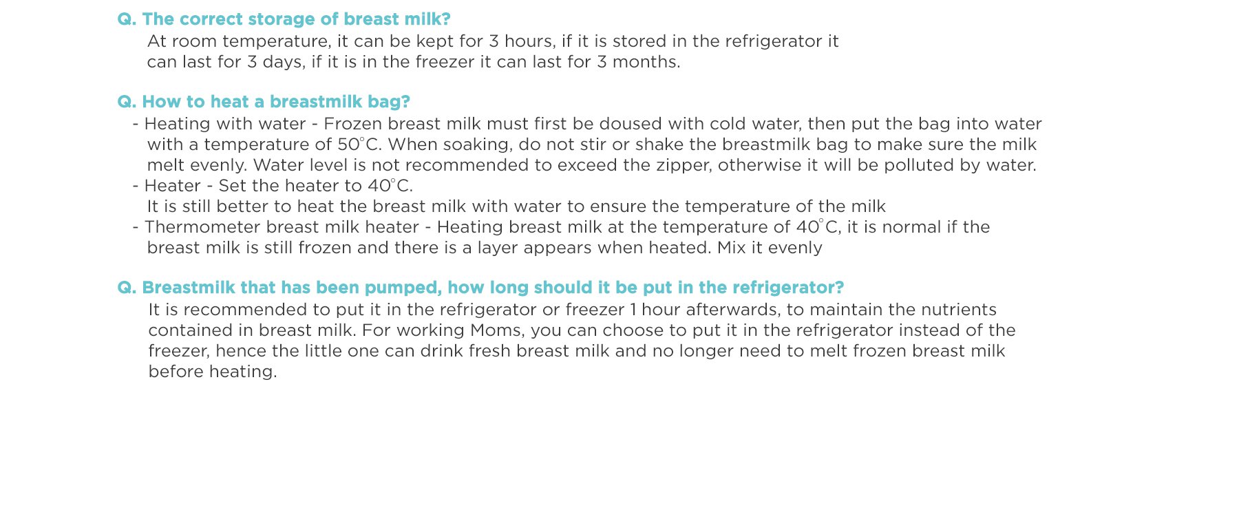 MOOIMOM Breastmilk Storage Bags 120ml (150pcs) description image