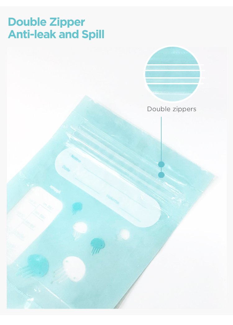 MOOIMOM Breastmilk Storage Bags 120ml (150pcs) description image