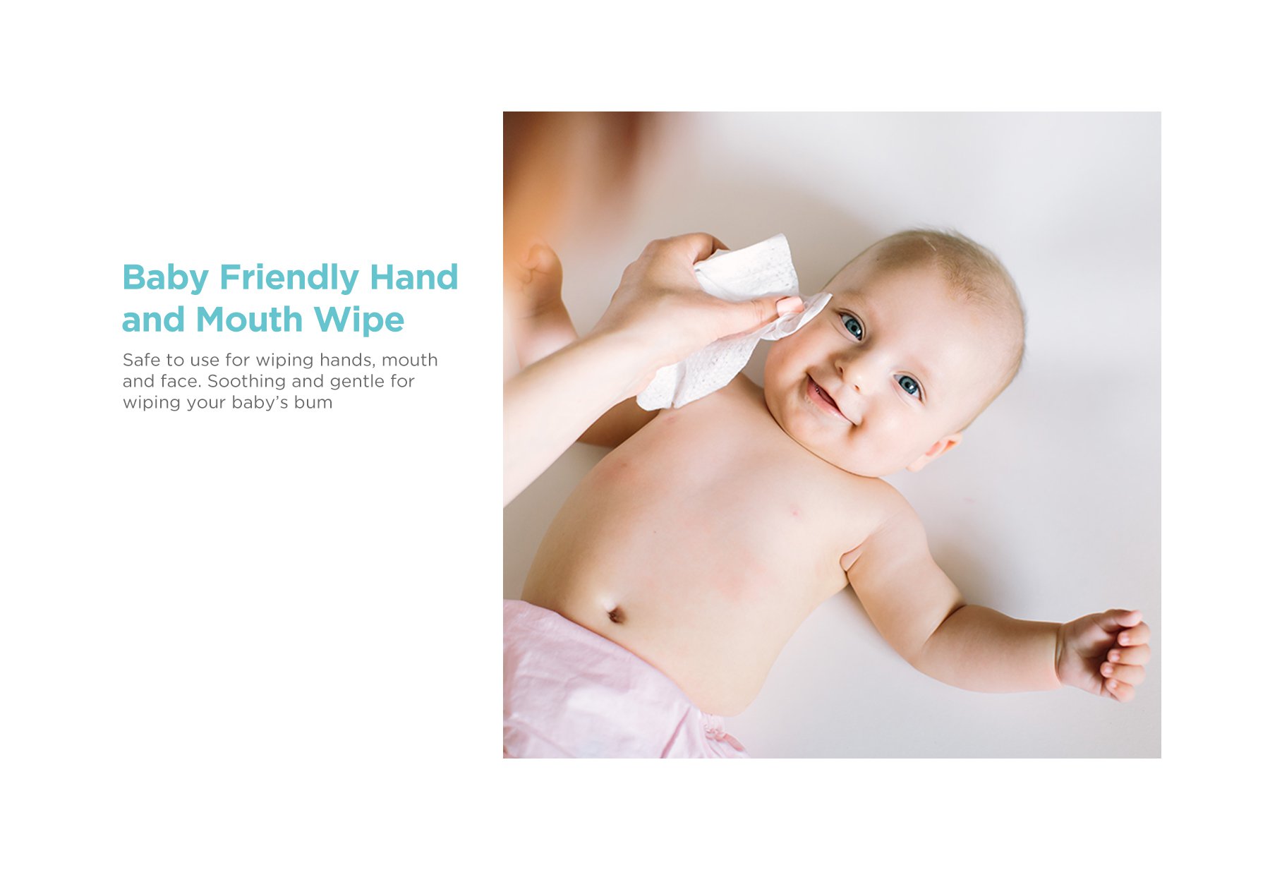 MOOIMOM Baby Wet Wipes with EDI Water (8pack) description image