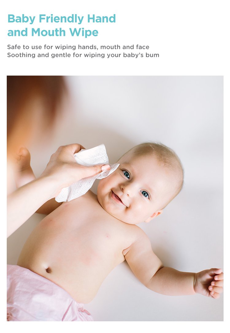 MOOIMOM Baby Wet Wipes with EDI Water (8pack) description image