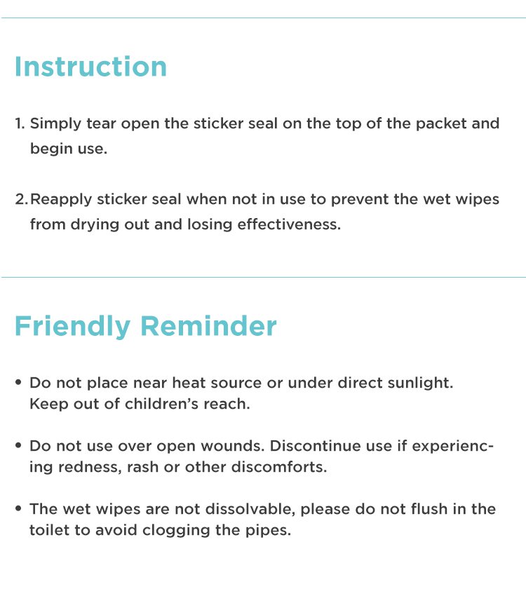 MOOIMOM Baby Wet Wipes with EDI Water (8pack) description image