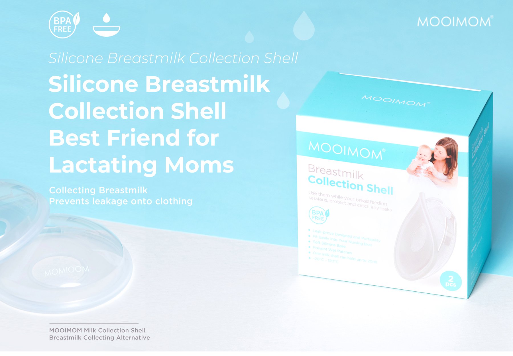 MOOIMOM Milk Collection Shell description image