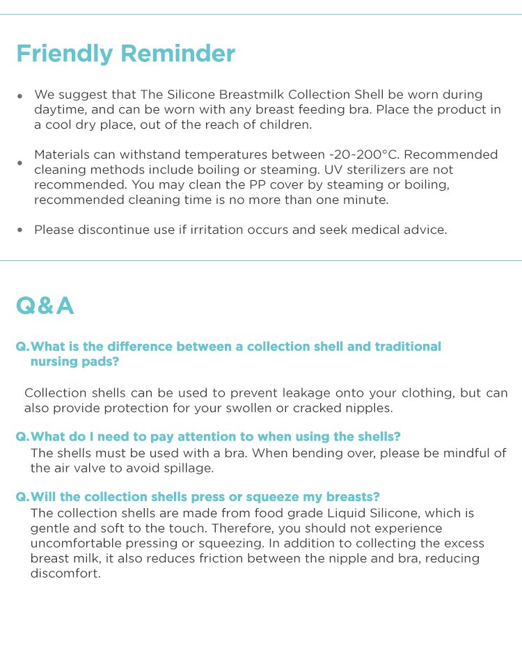 MOOIMOM Milk Collection Shell description image