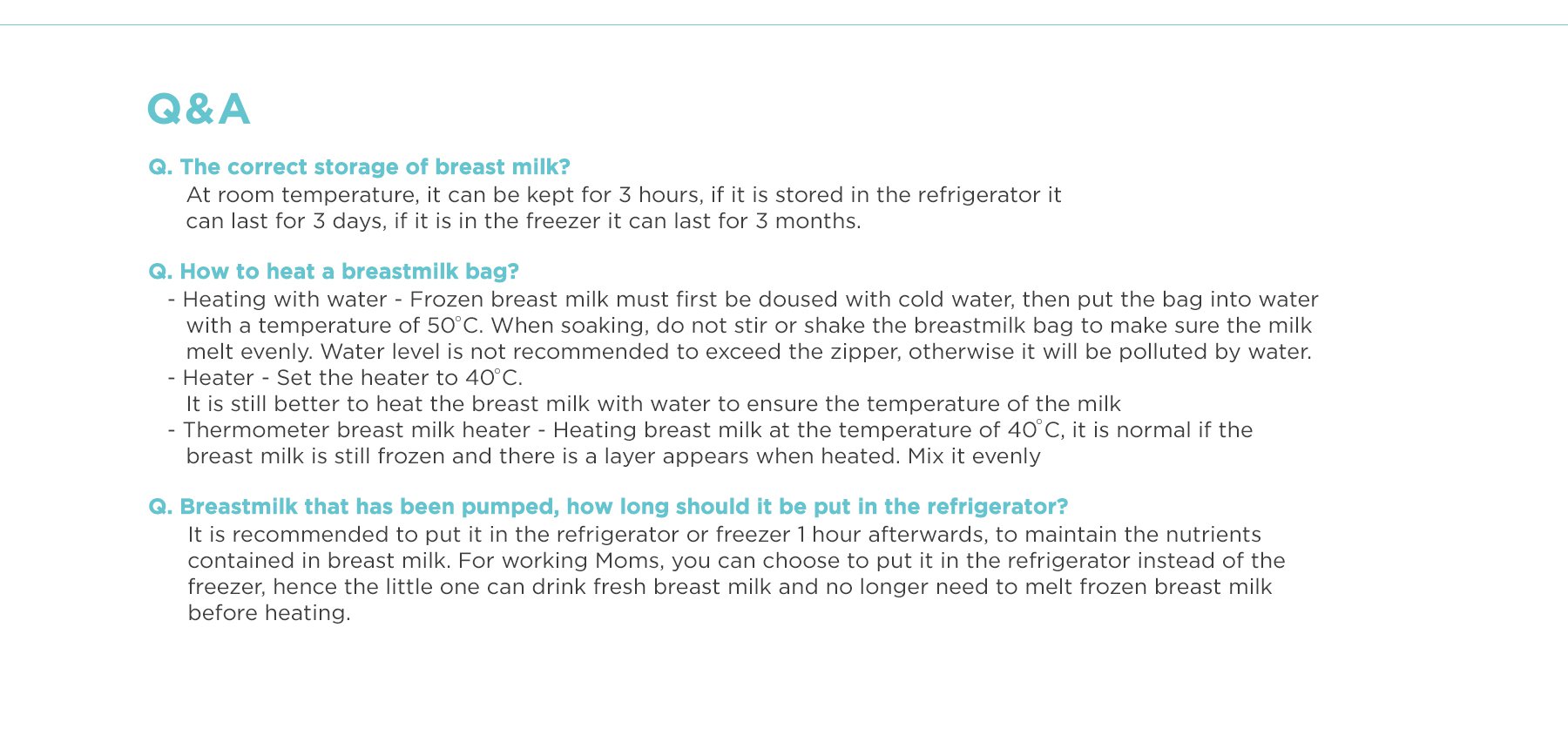 MOOIMOM Breastmilk Storage Bags with Temperature Sensor 250ml description image