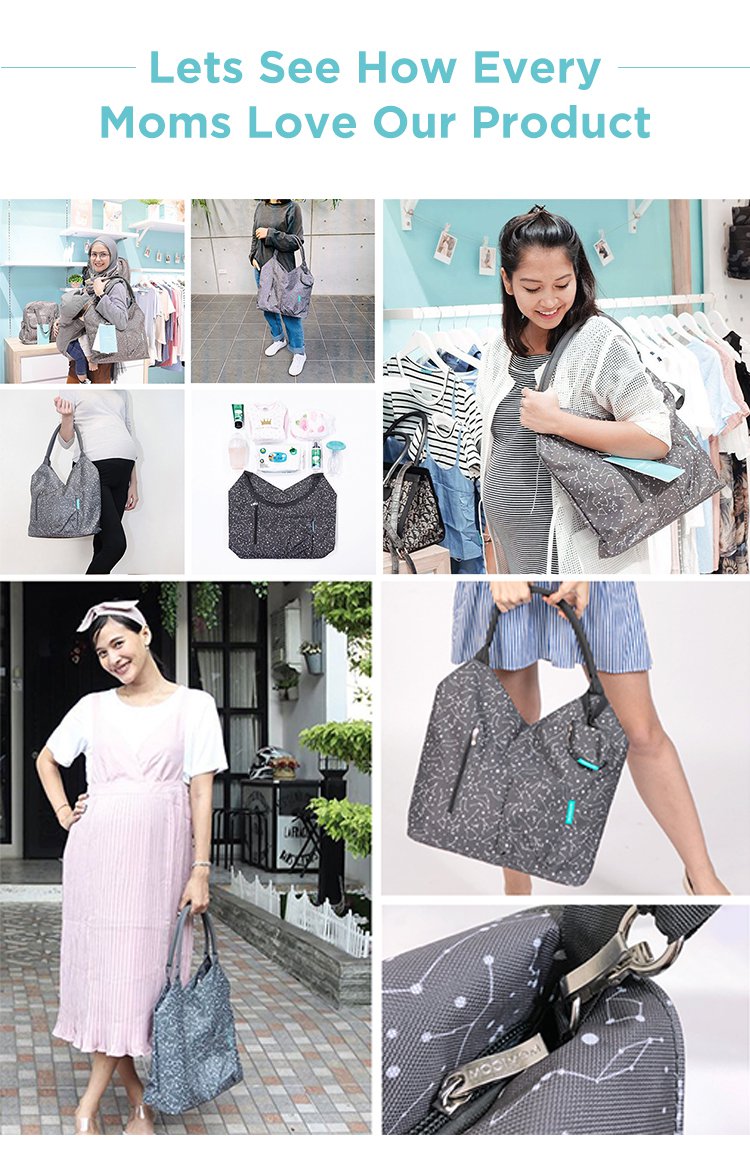 MOOIMOM Tote Diaper Bag description image