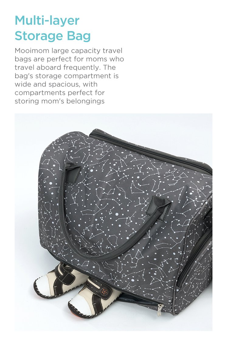 MOOIMOM Travel Diaper Bag description image