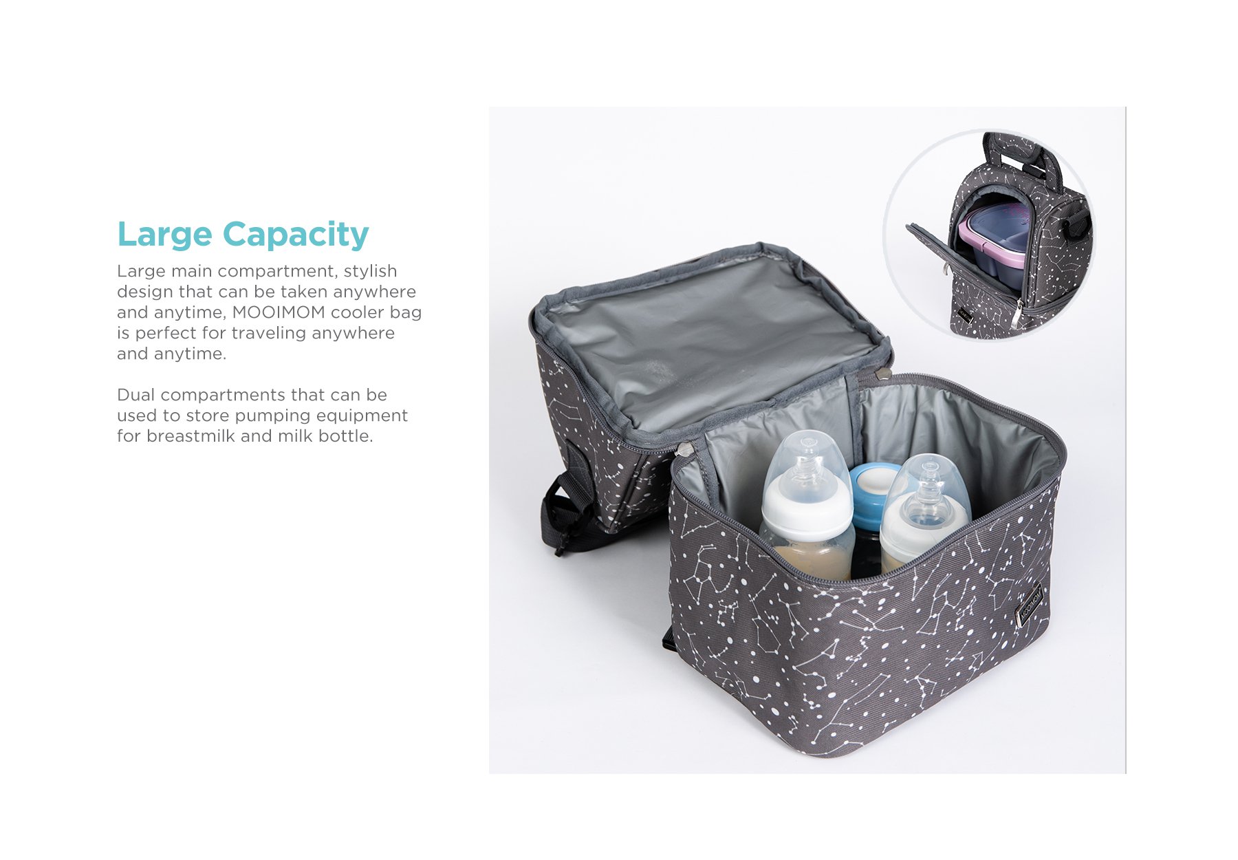 MOOIMOM Cooler Bag description image
