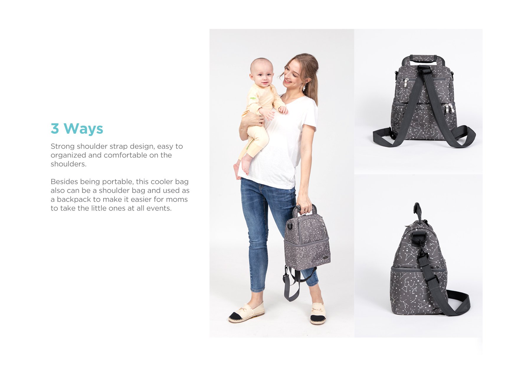 MOOIMOM Cooler Bag description image
