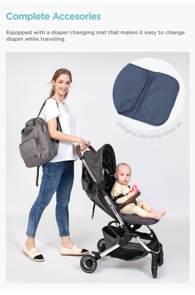 MOOIMOM Fashionable Diaper Bag description image