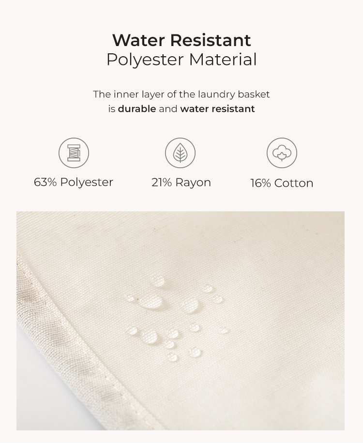 Nero Bianco Laundry Basket description image