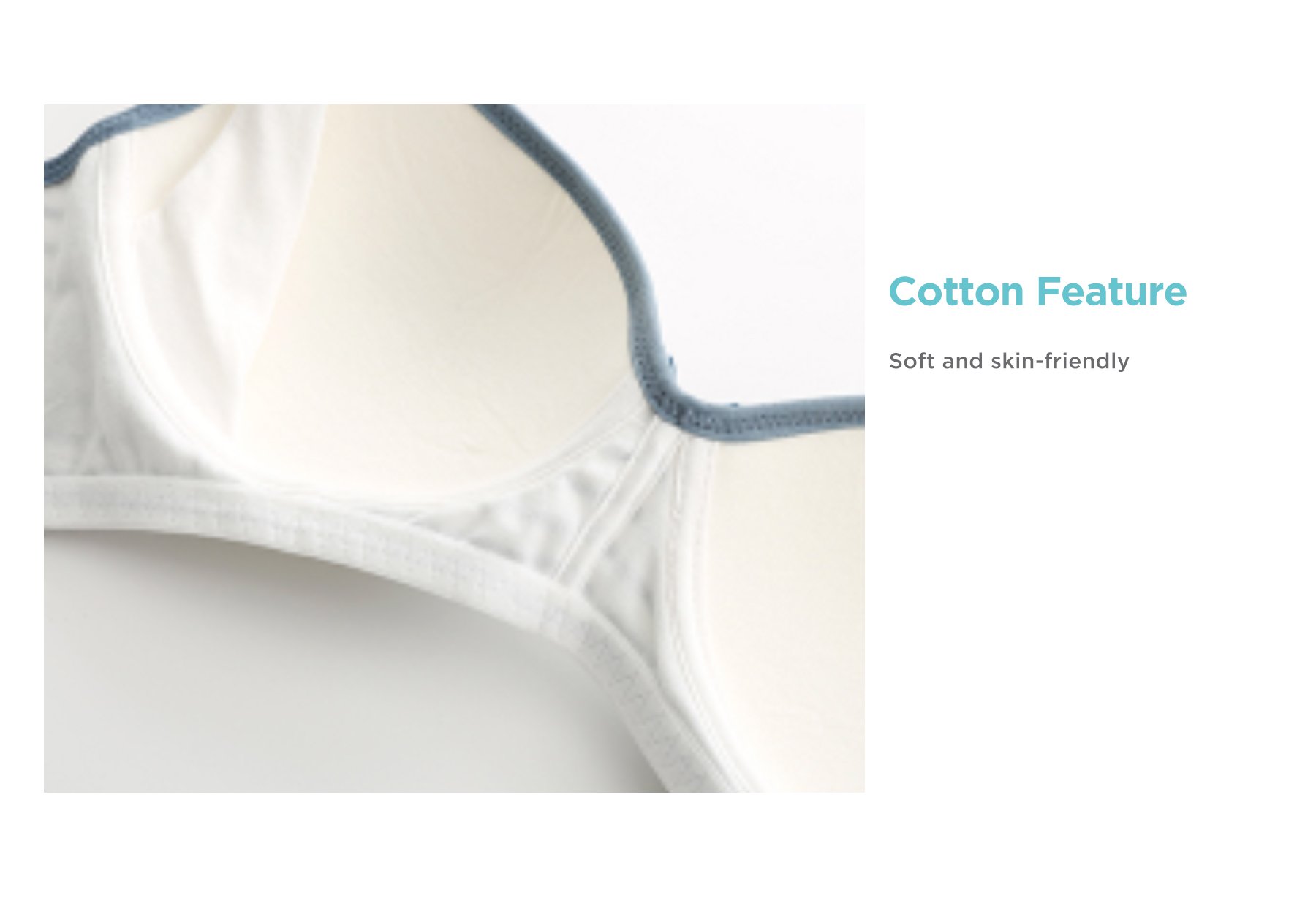 MOOIMOM Stripe Maternity & Nursing Bra description image