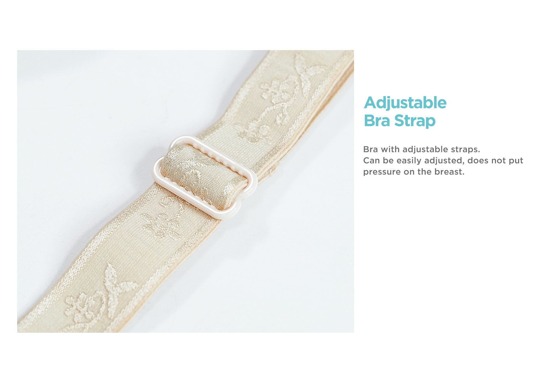 MOOIMOM Stripe Maternity & Nursing Bra description image