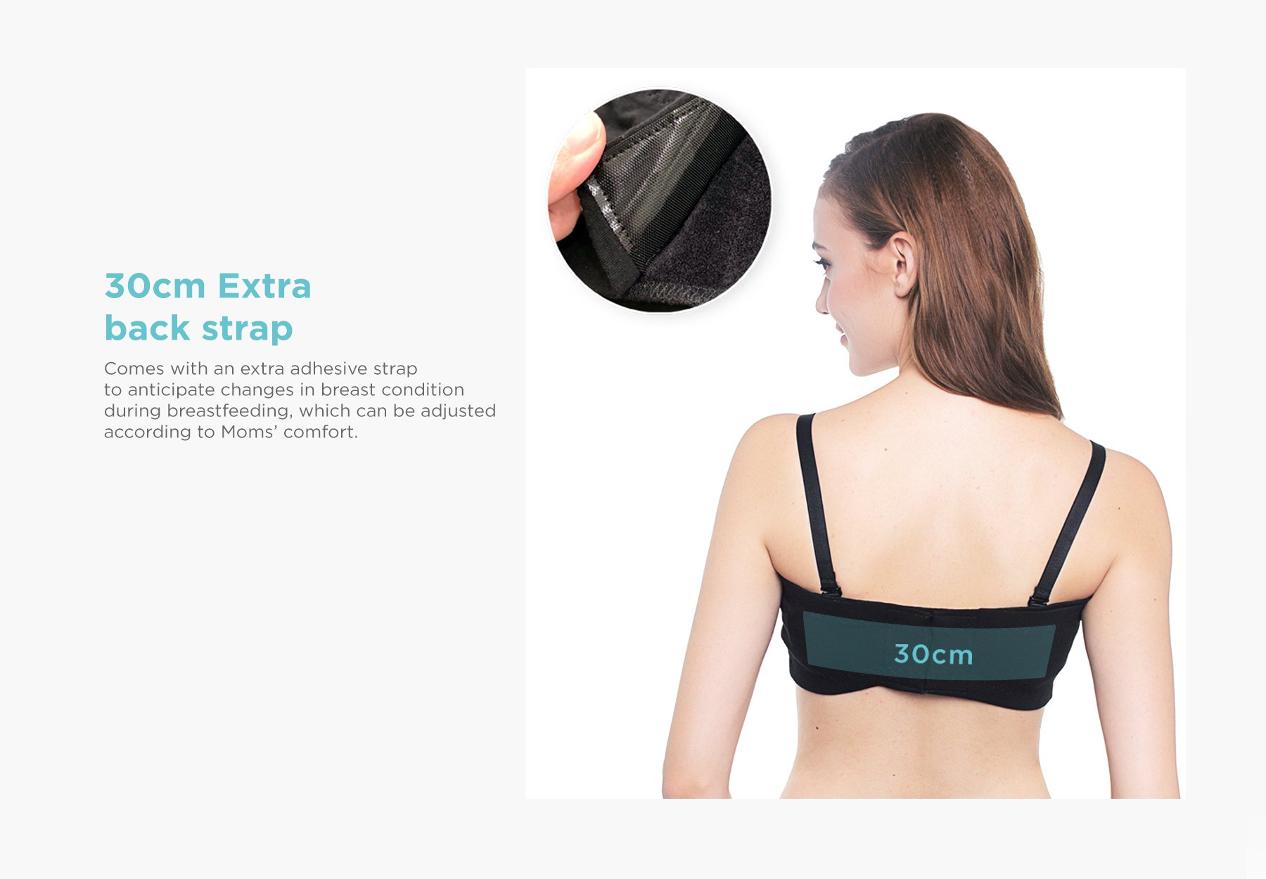 MOOIMOM Hands Free Pumping Bra description image