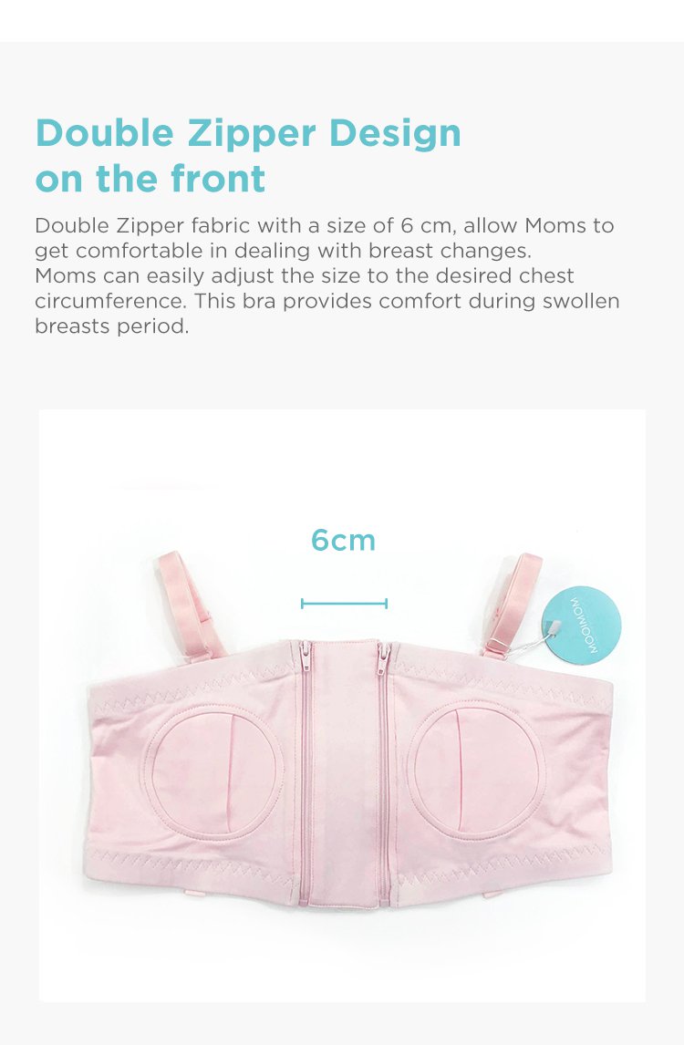 MOOIMOM Hands Free Pumping Bra description image
