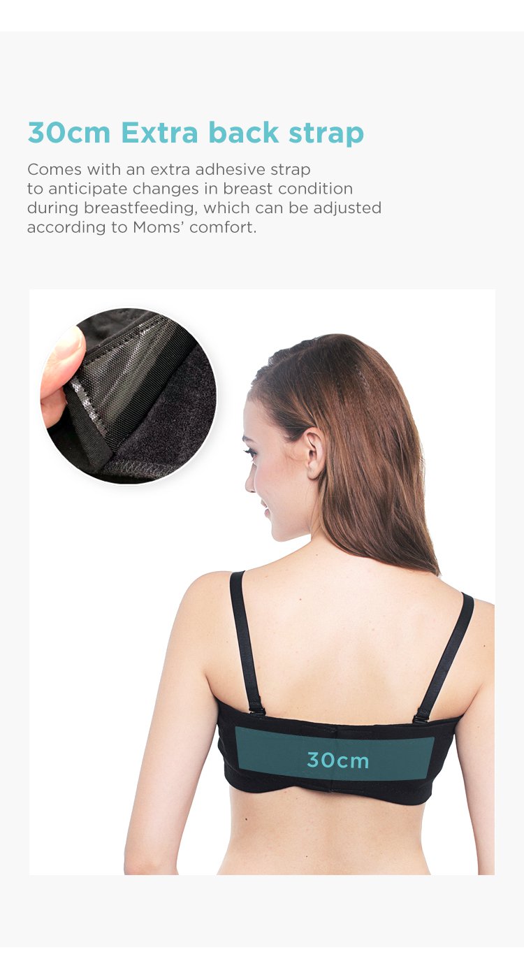 MOOIMOM Hands Free Pumping Bra description image