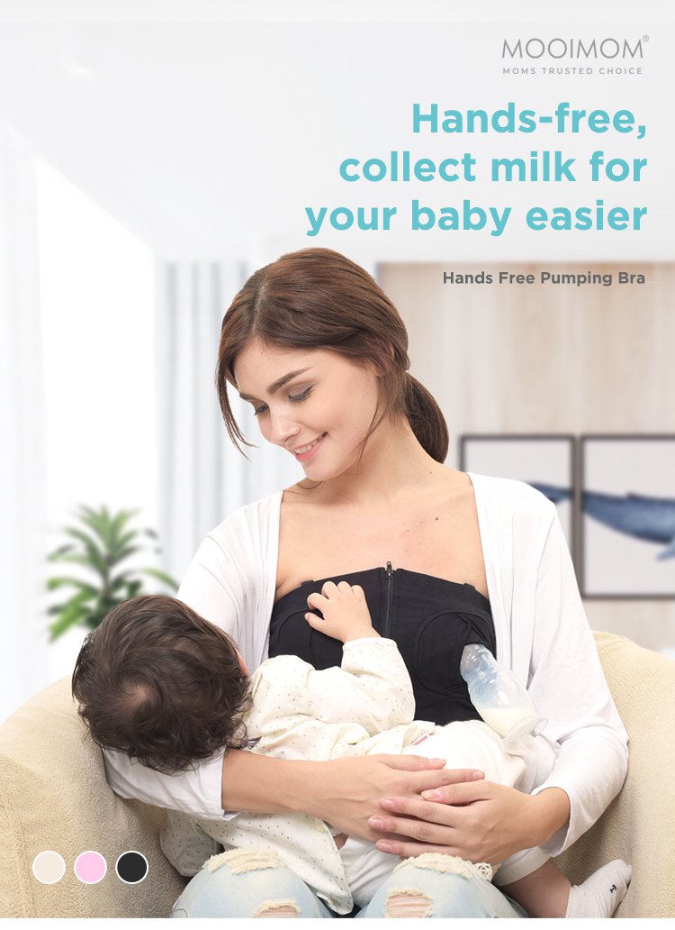 MOOIMOM Hands Free Pumping Bra description image