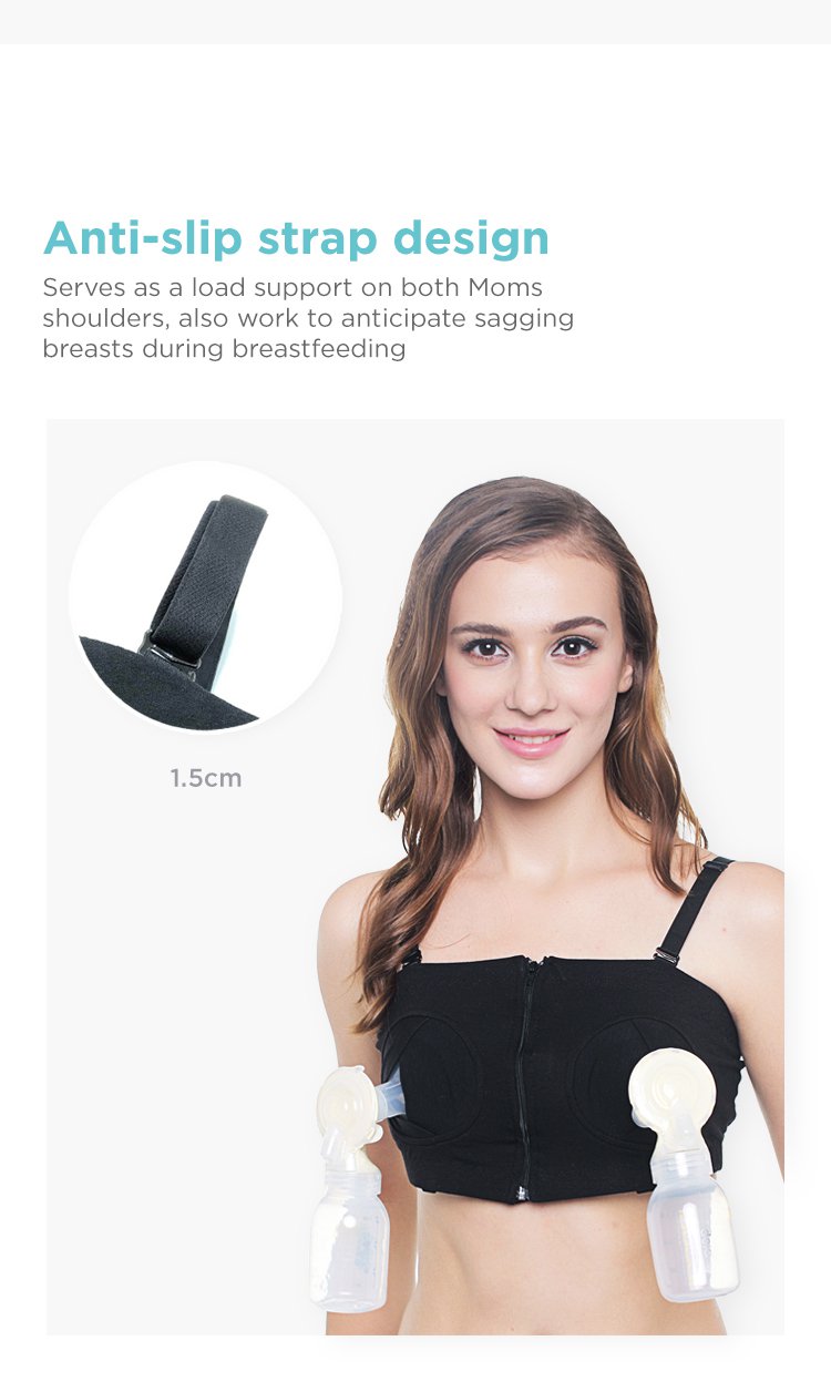 MOOIMOM Hands Free Pumping Bra description image