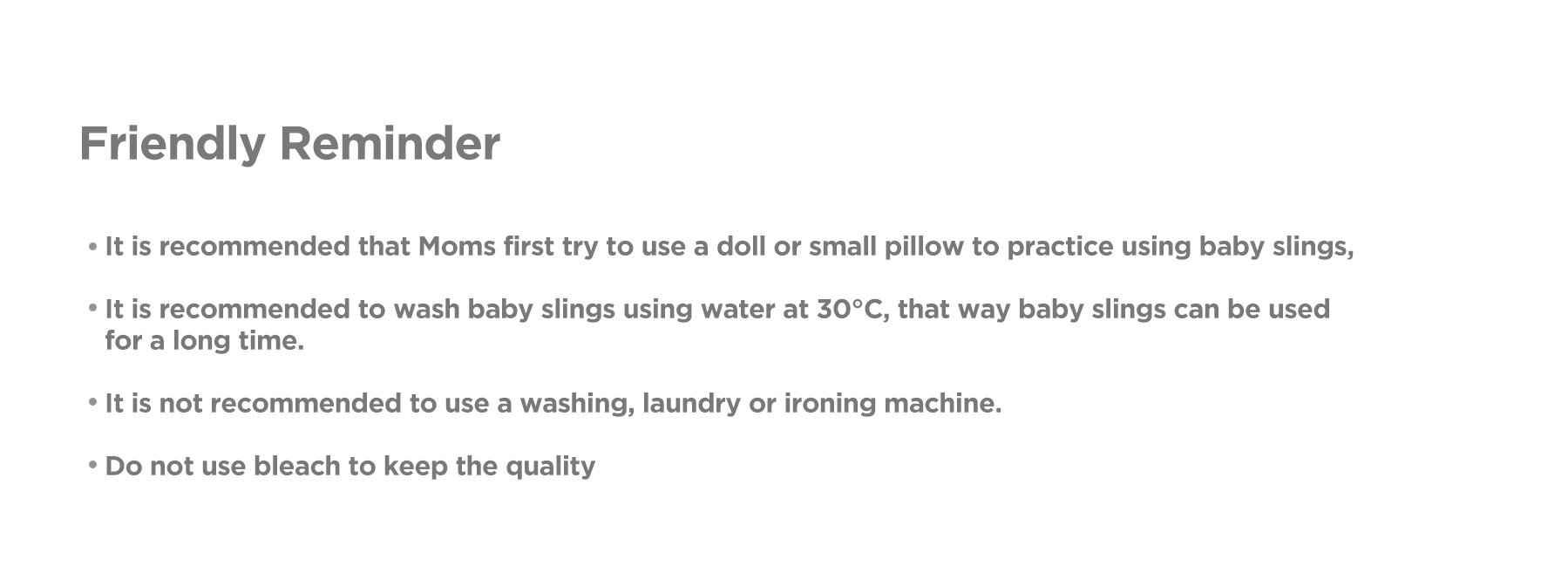 Tweeling & Co. Fine Collection Baby Sling description image