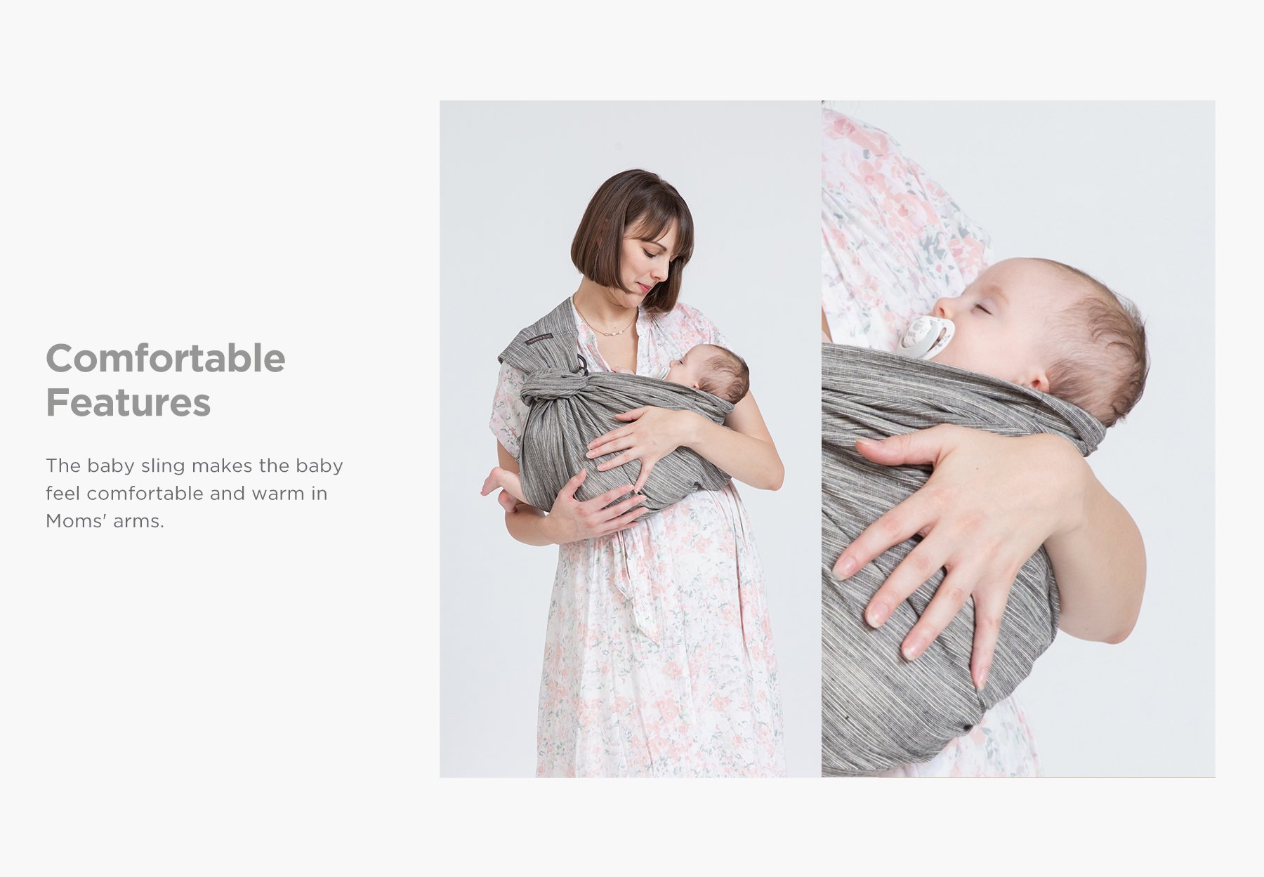 Tweeling & Co. Fine Collection Baby Sling description image