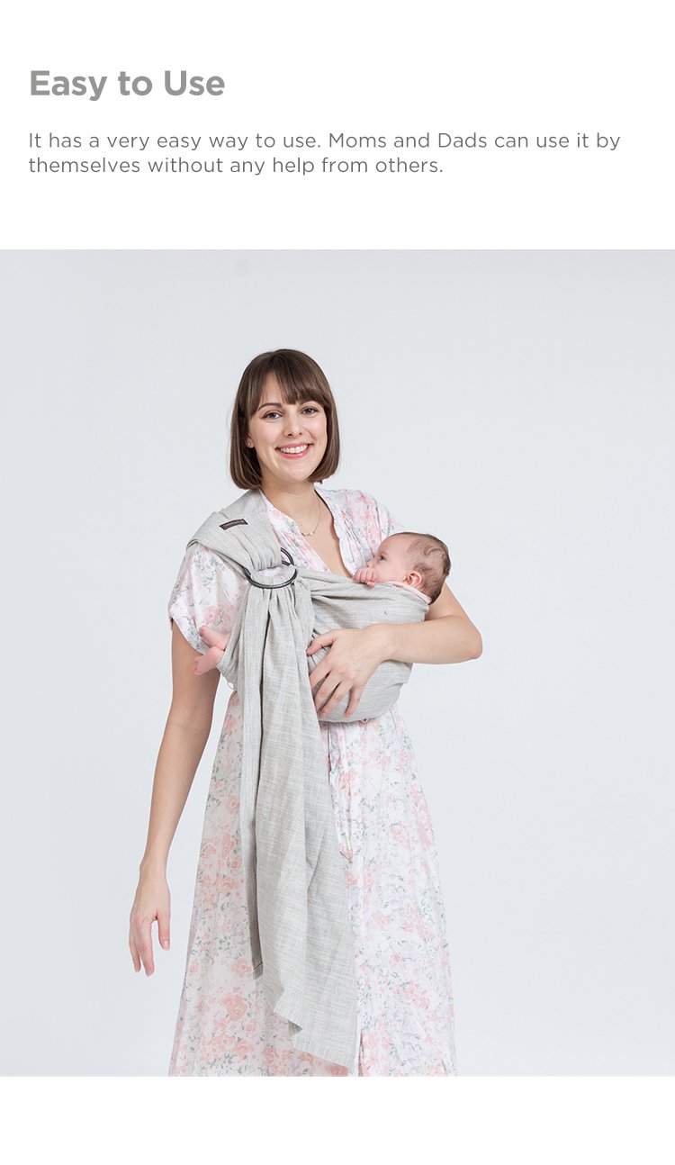 Tweeling & Co. Fine Collection Baby Sling description image