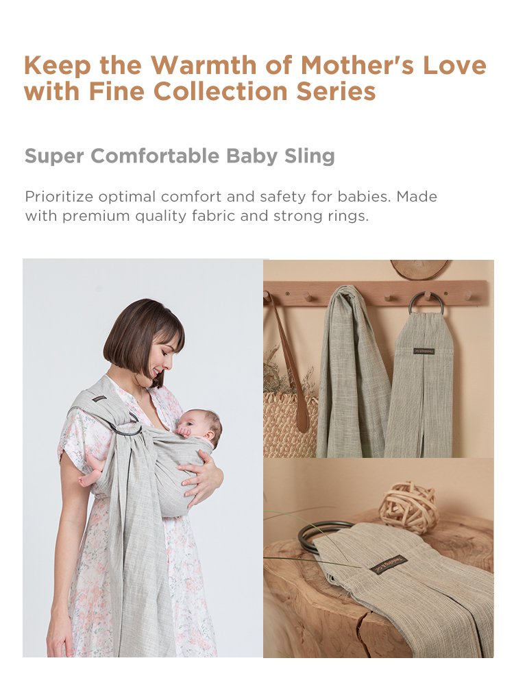 Tweeling & Co. Fine Collection Baby Sling description image