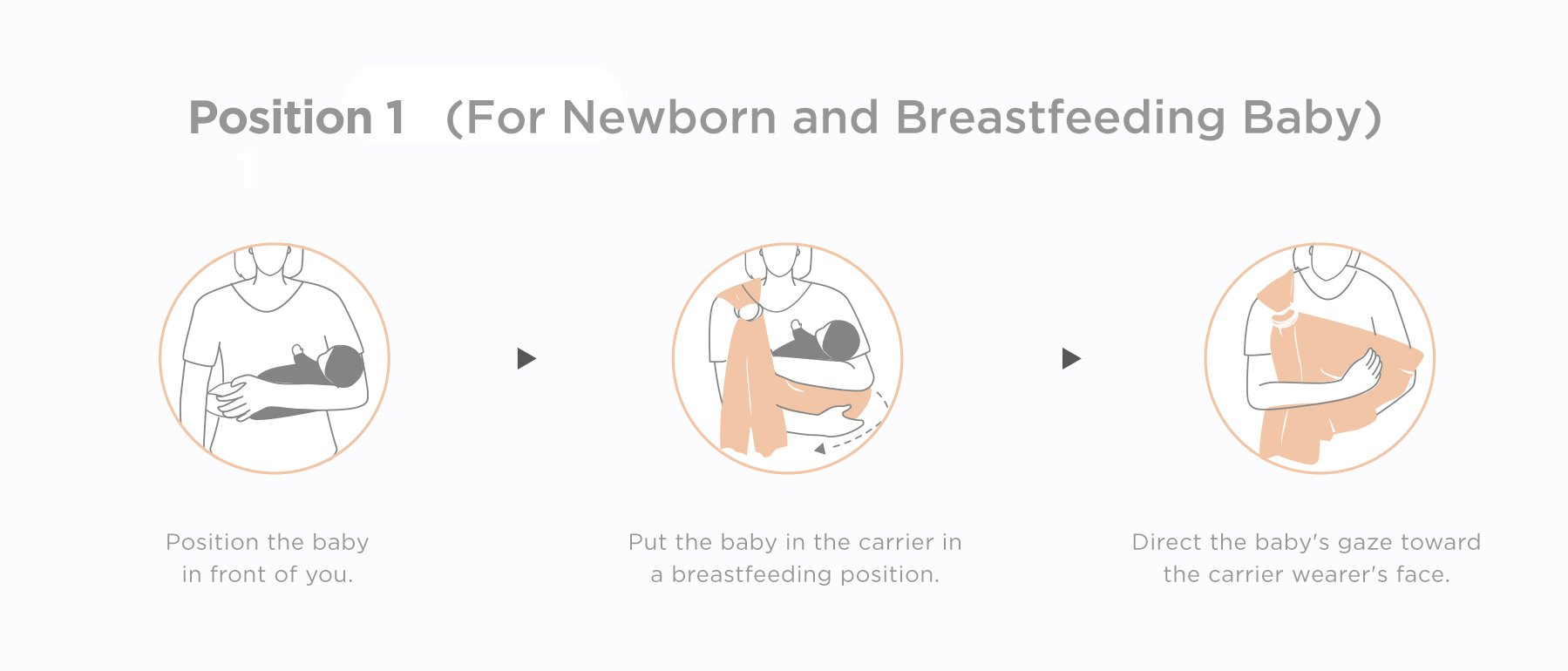 Tweeling & Co. Cloud Collection Baby Sling description image