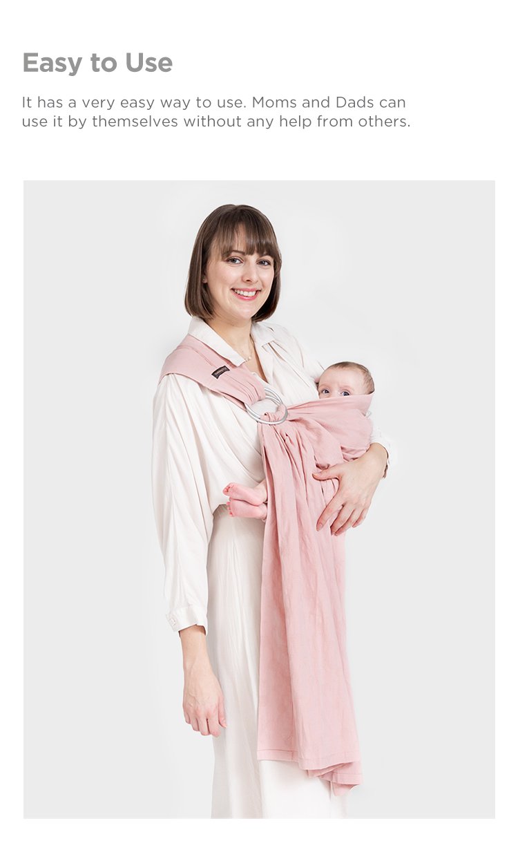 Tweeling & Co. Cloud Collection Baby Sling description image