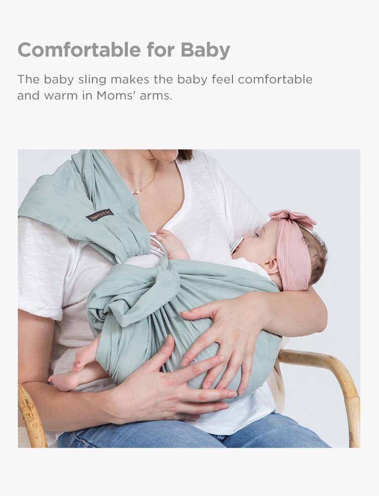 Tweeling & Co. Cloud Collection Baby Sling description image