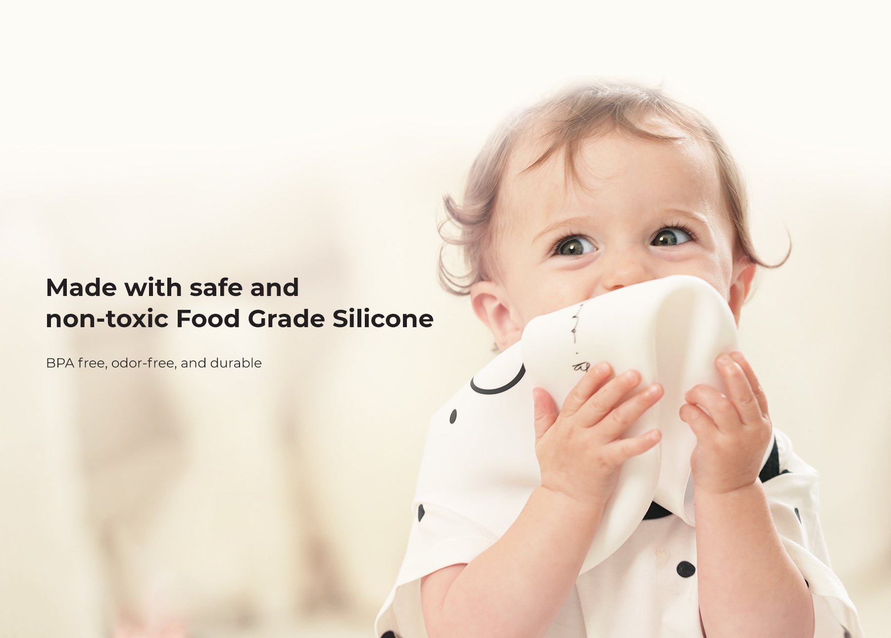 Nero Bianco Silicone BIB description image