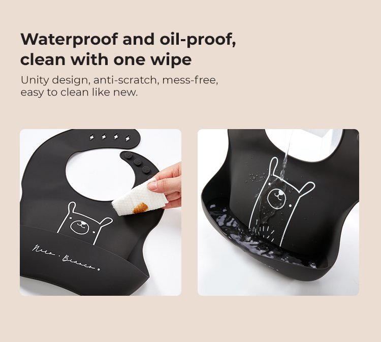Nero Bianco Silicone BIB description image