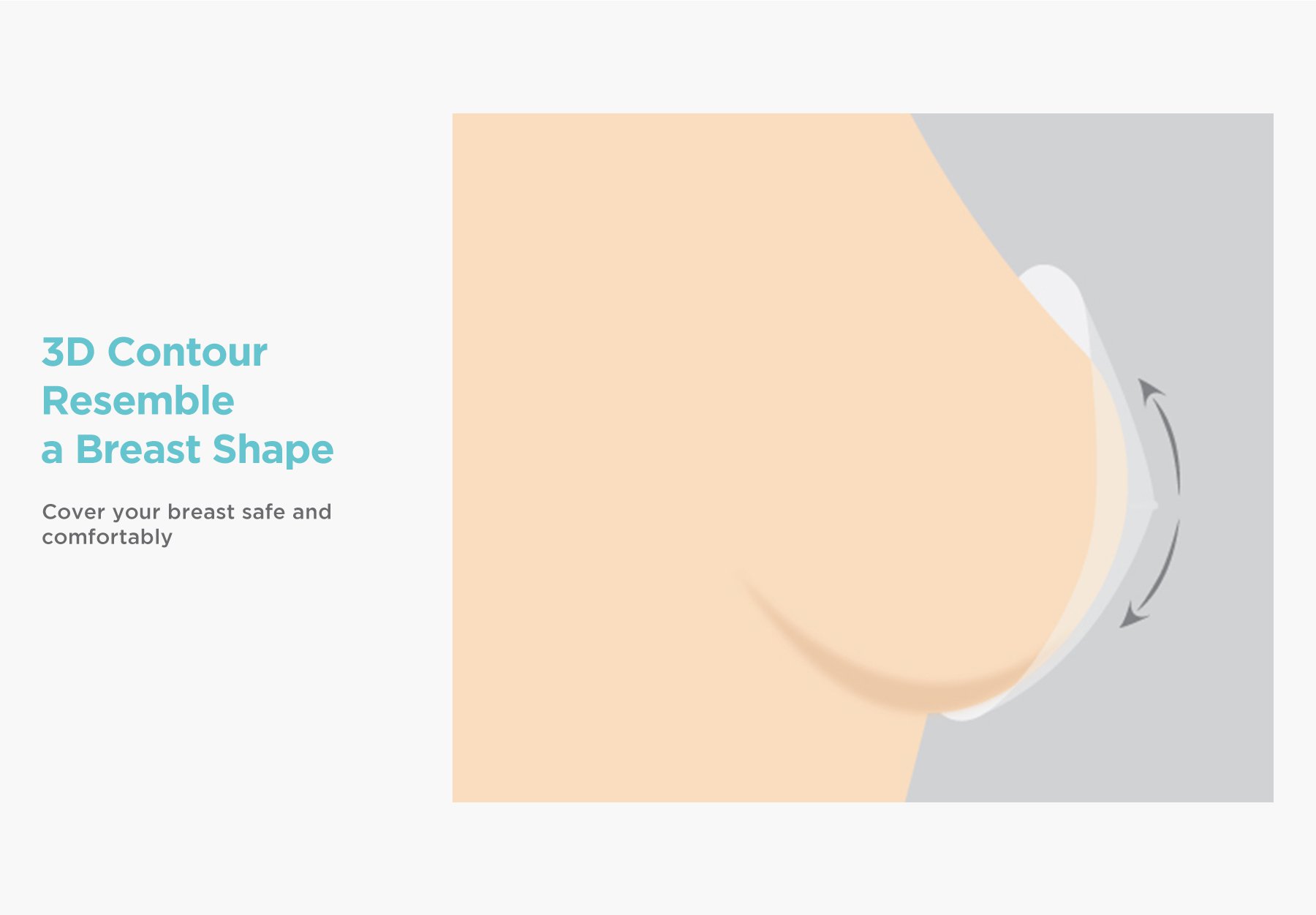 MOOIMOM disposable Breast Pad 3D (10pcs) description image