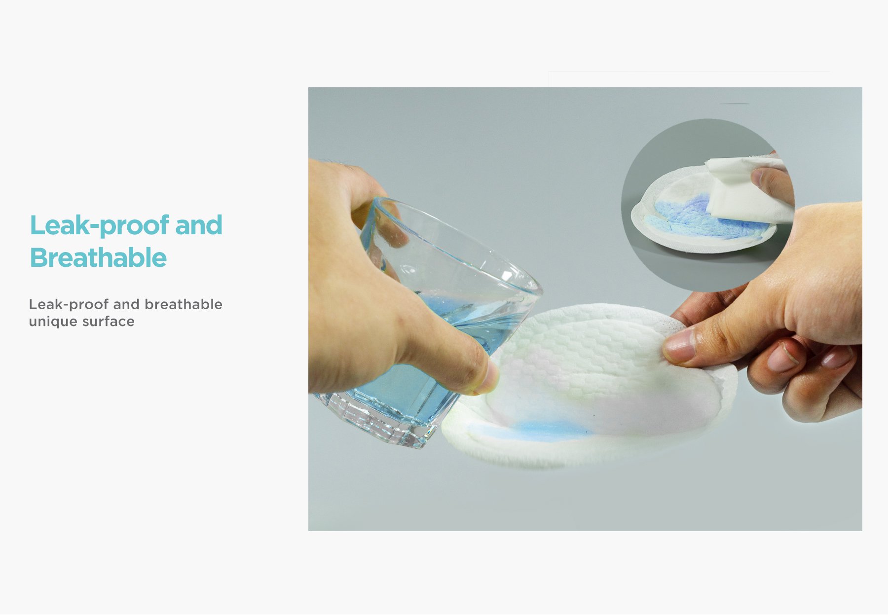 MOOIMOM disposable Breast Pad 3D (10pcs) description image