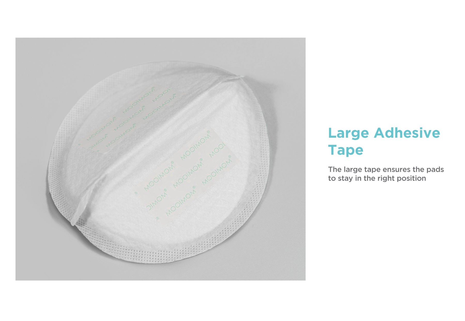MOOIMOM Disposable Breast Pad 3D (30pcs) description image