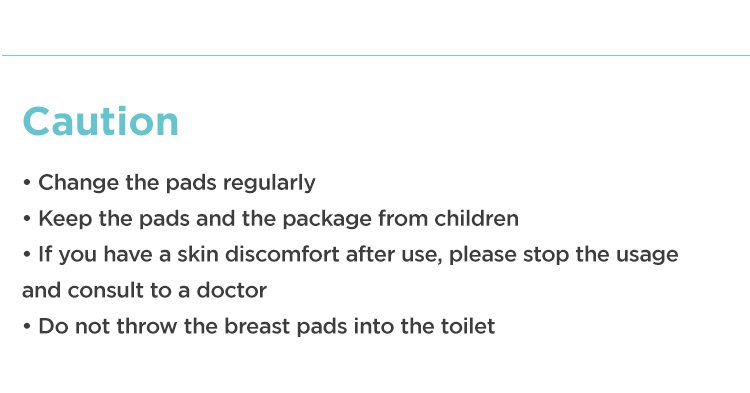 MOOIMOM Disposable Breast Pad 3D (30pcs) description image