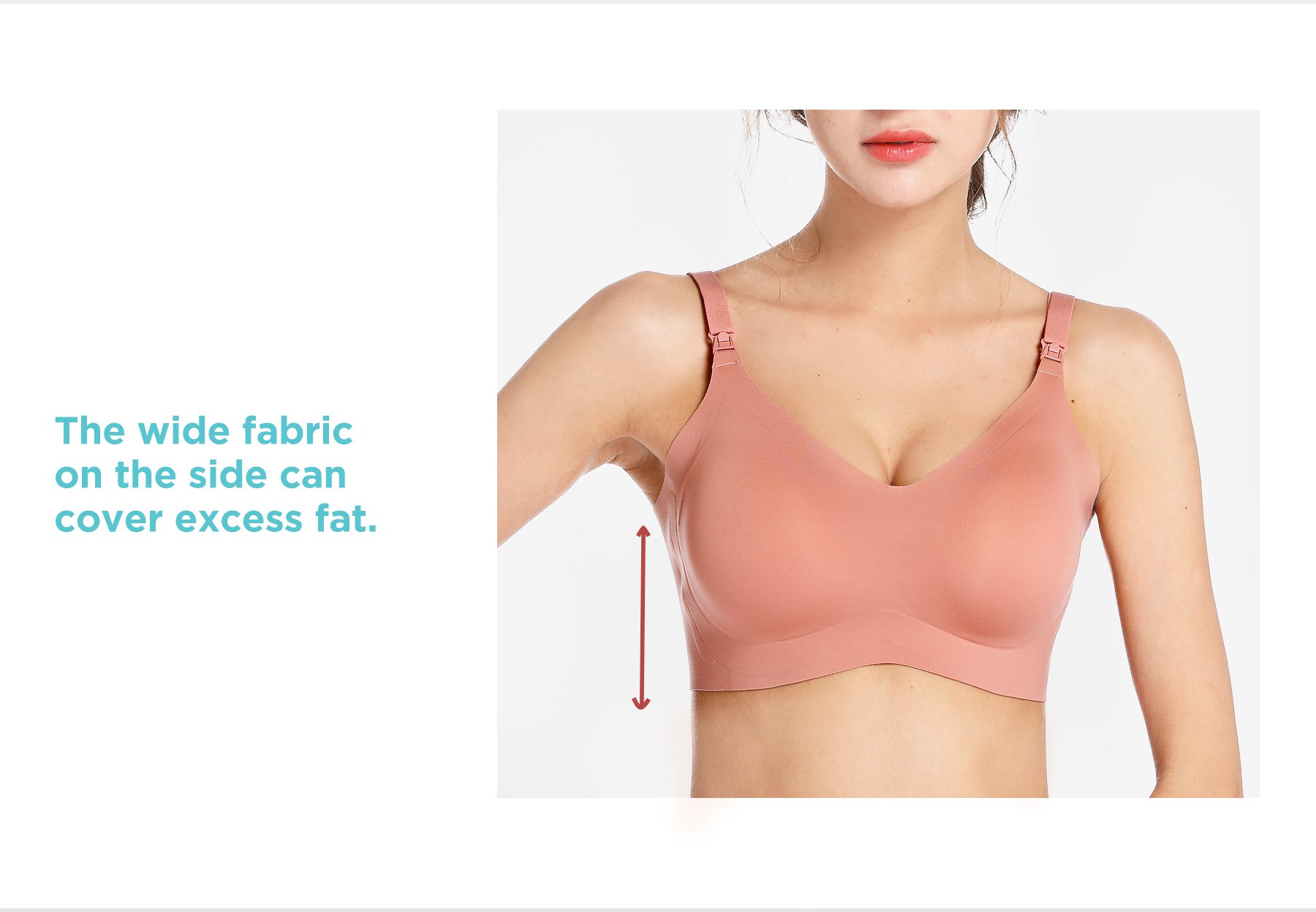 MOOIMOM Delicate Maternity & Nursing Bra description image