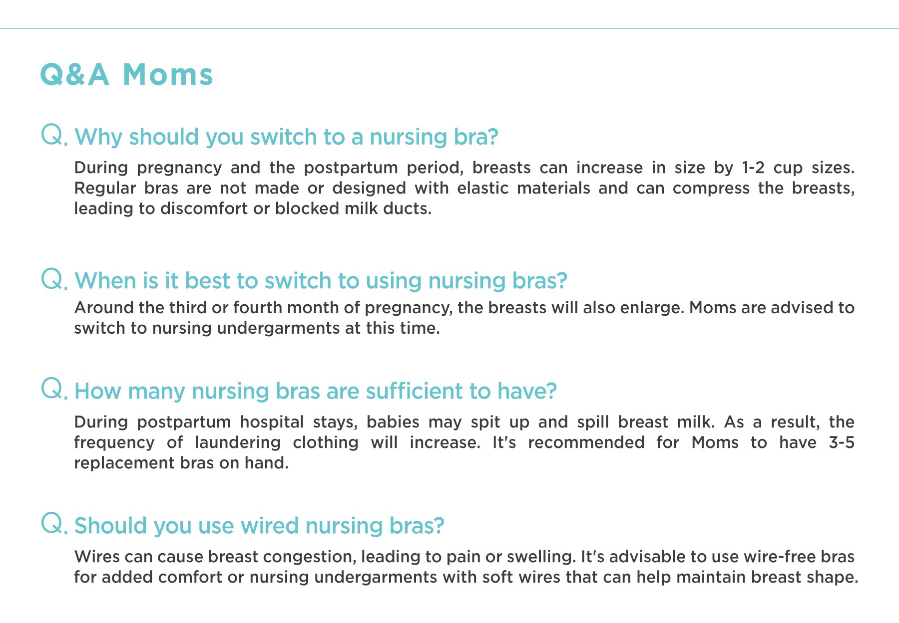MOOIMOM Delicate Maternity & Nursing Bra description image