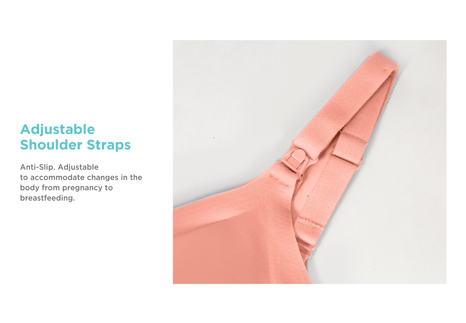 MOOIMOM Delicate Maternity & Nursing Bra description image