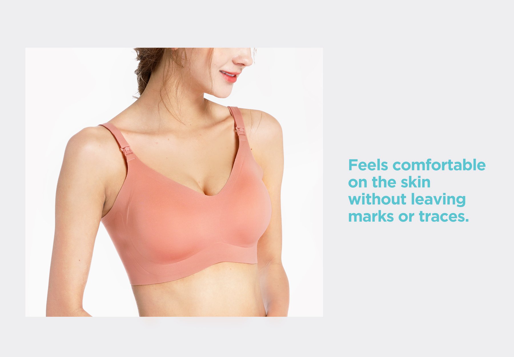 MOOIMOM Delicate Maternity & Nursing Bra description image