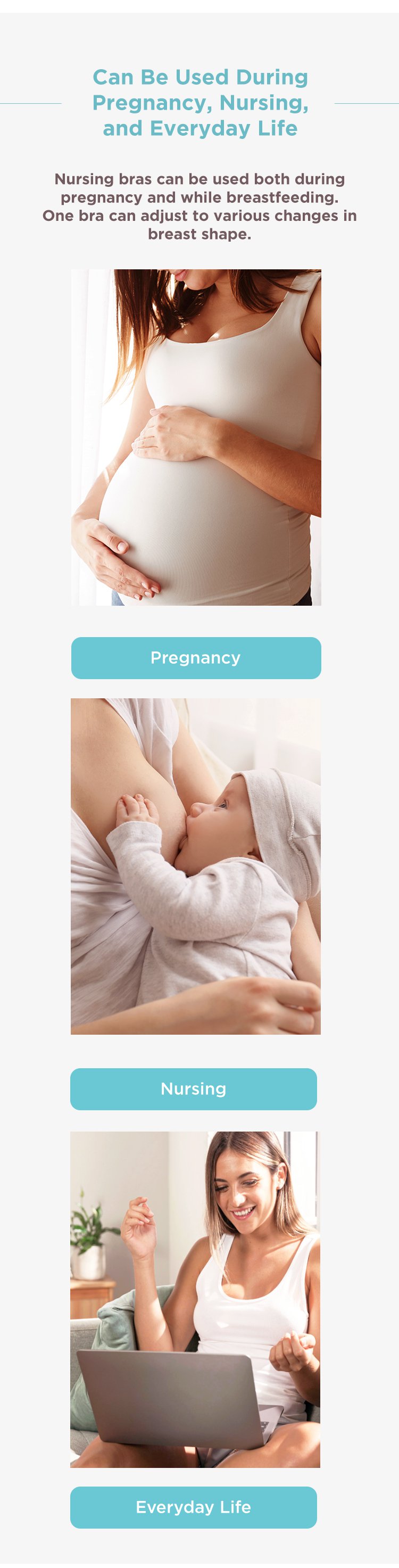 MOOIMOM Delicate Maternity & Nursing Bra description image