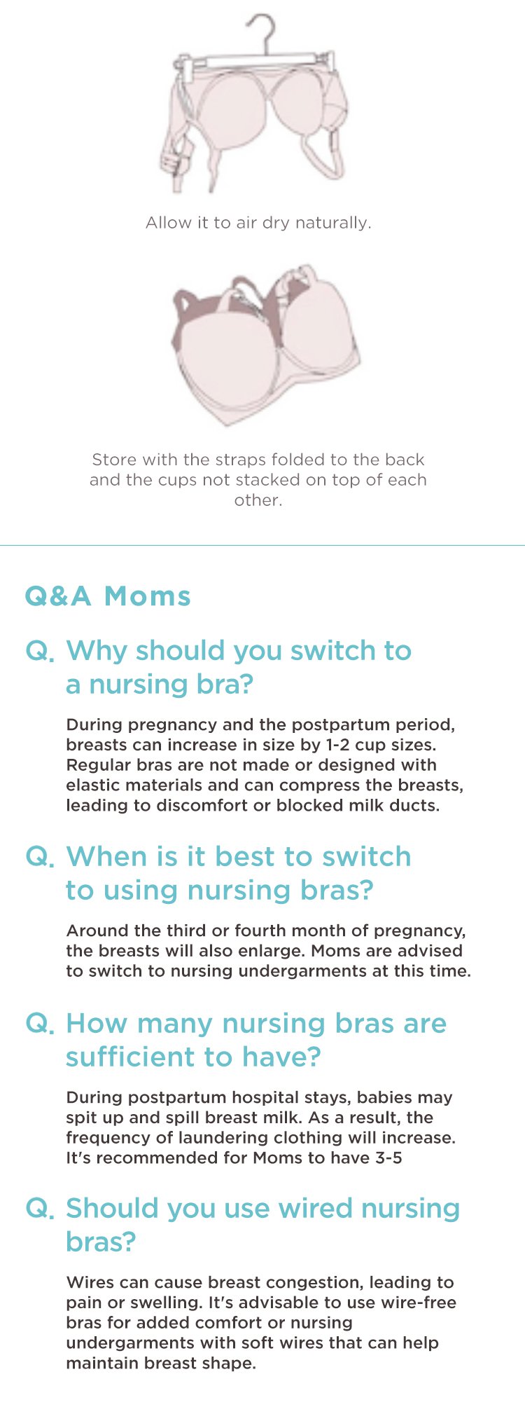 MOOIMOM Delicate Maternity & Nursing Bra description image