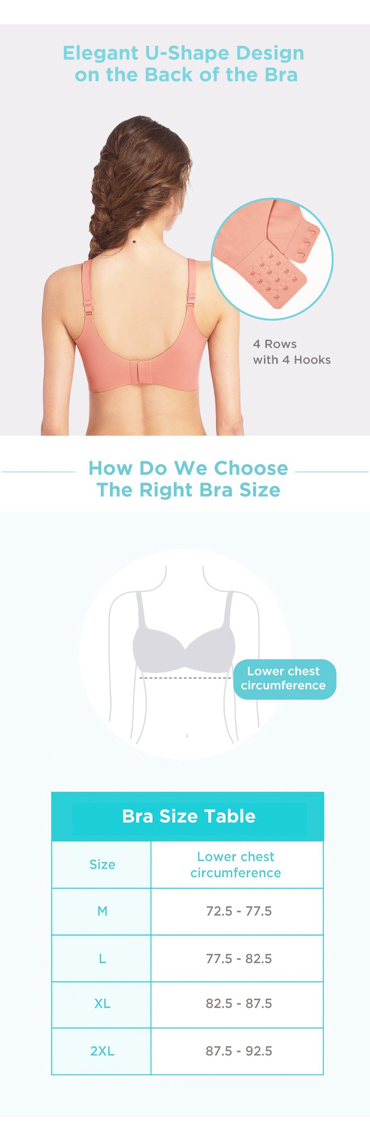 MOOIMOM Delicate Maternity & Nursing Bra description image