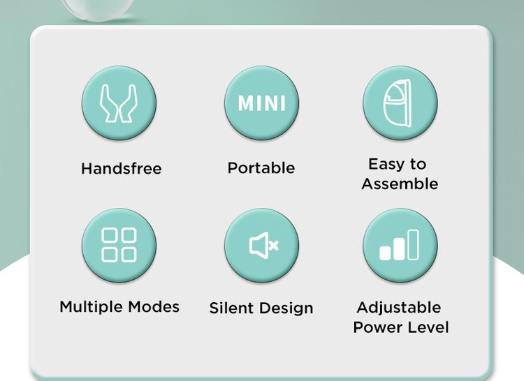 MOOIMOM Wireless Electric Breast Pump M3 description image