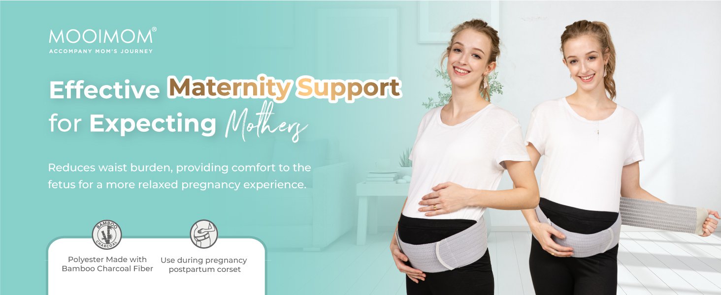 MOOIMOM Bamboo Maternity Support Belt description image