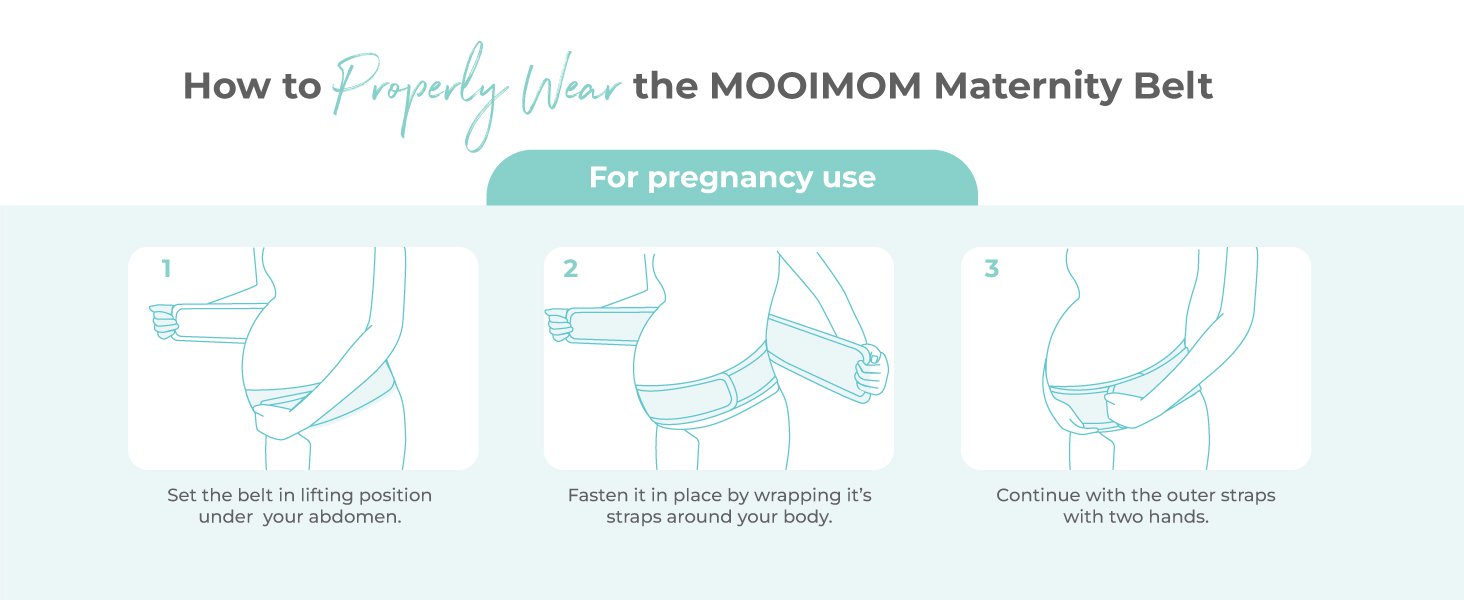 MOOIMOM Bamboo Maternity Support Belt description image