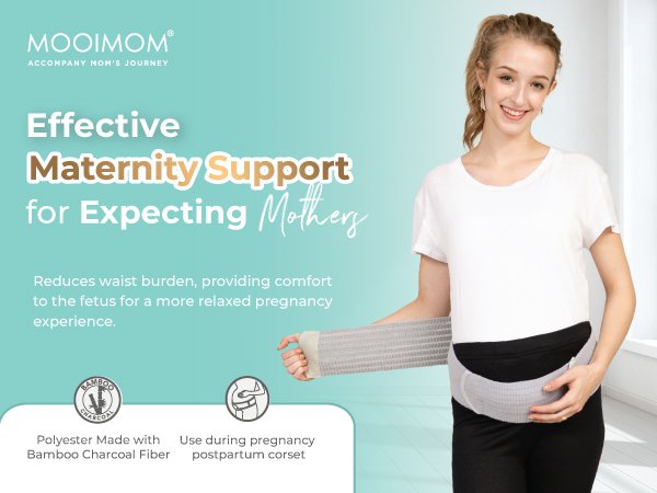 MOOIMOM Bamboo Maternity Support Belt description image