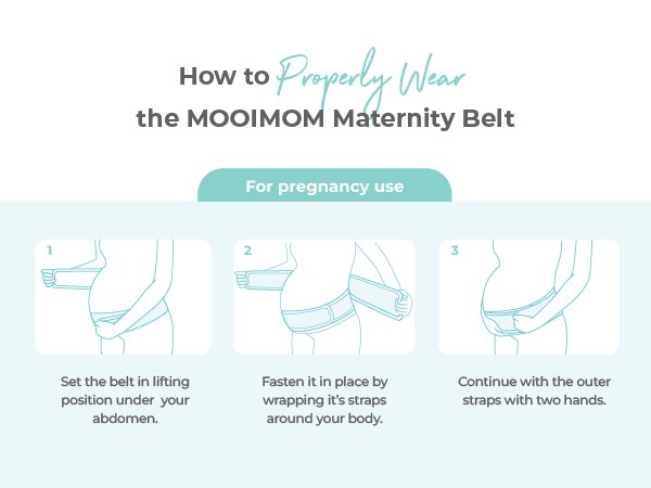 MOOIMOM Bamboo Maternity Support Belt description image